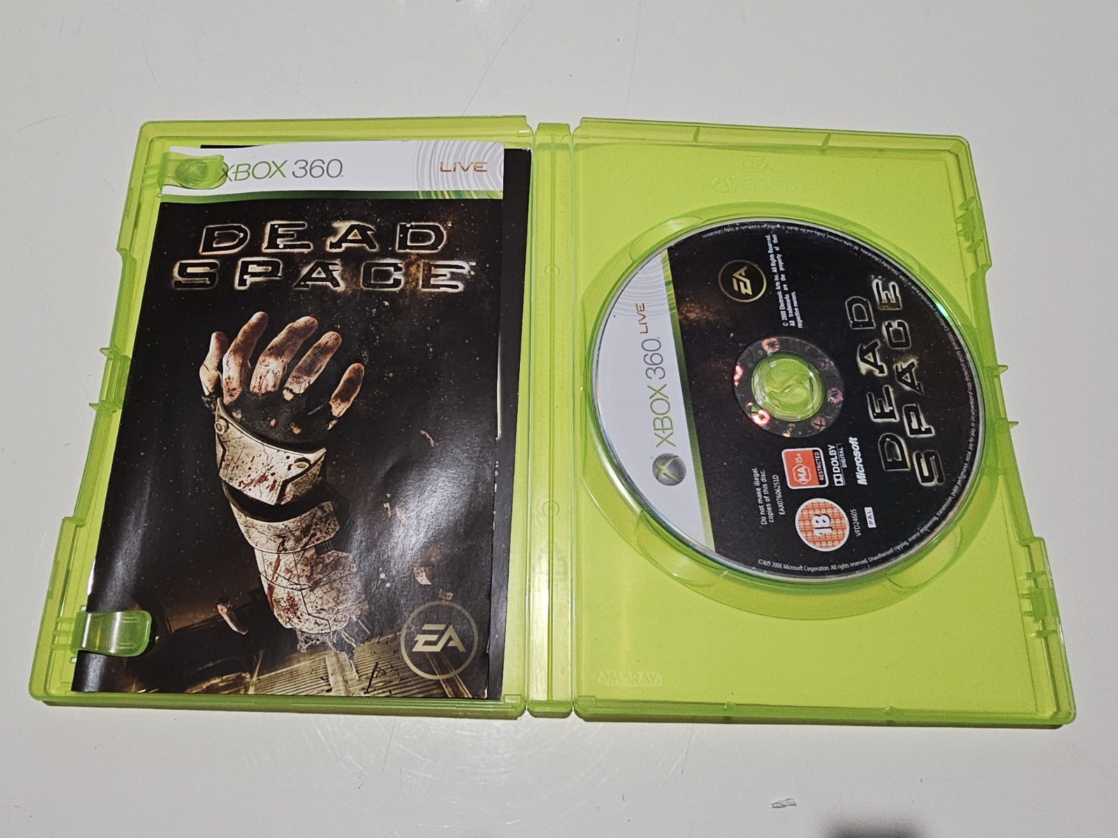 Dead Space Xbox 360 2008 Survival Horror Electronic Arts MA15 Game Retro Exchange Australia