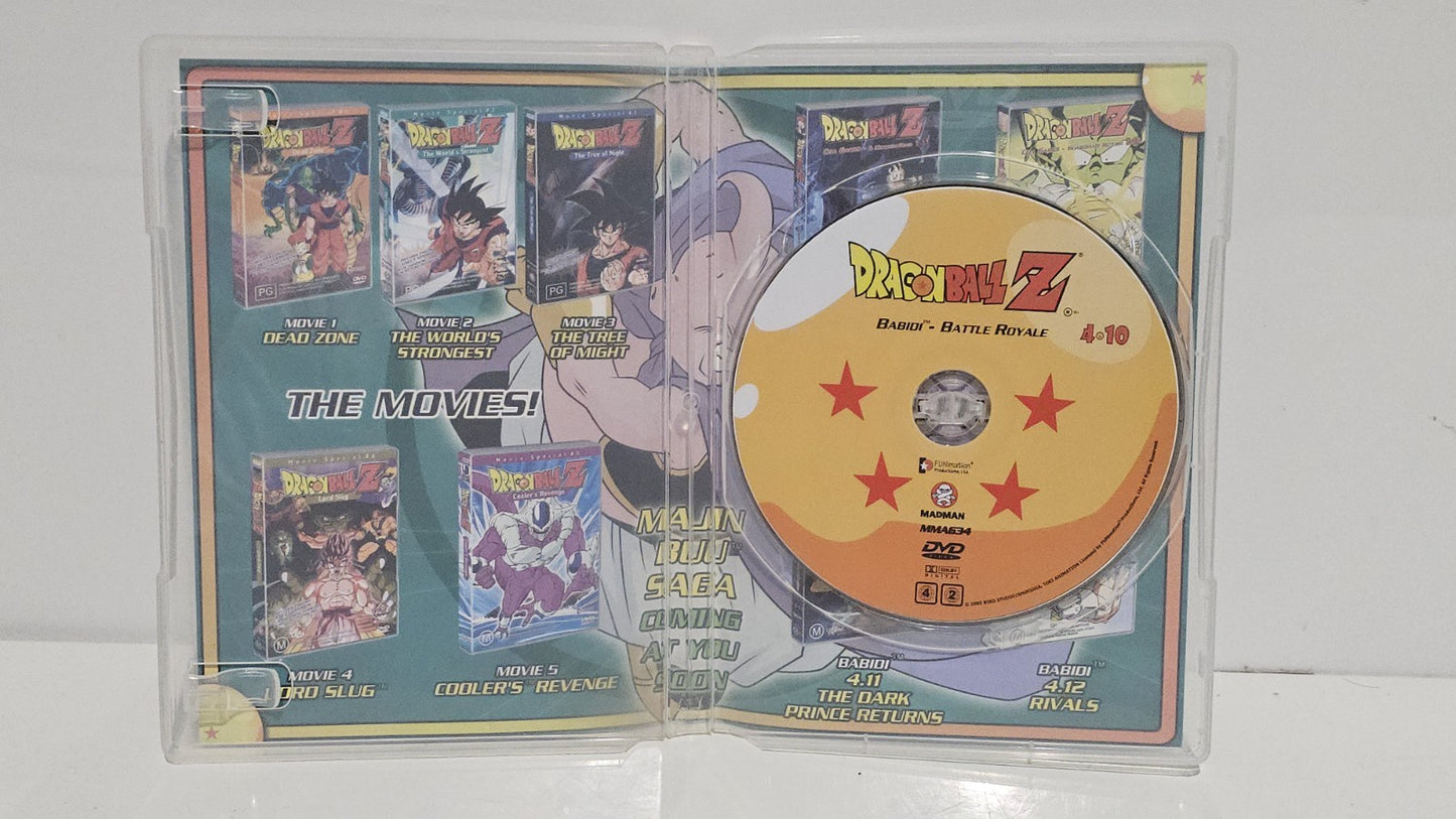 Dragon Ball Z: Vol 4: Part 10 (DVD, 2000) Retro Exchange Australia