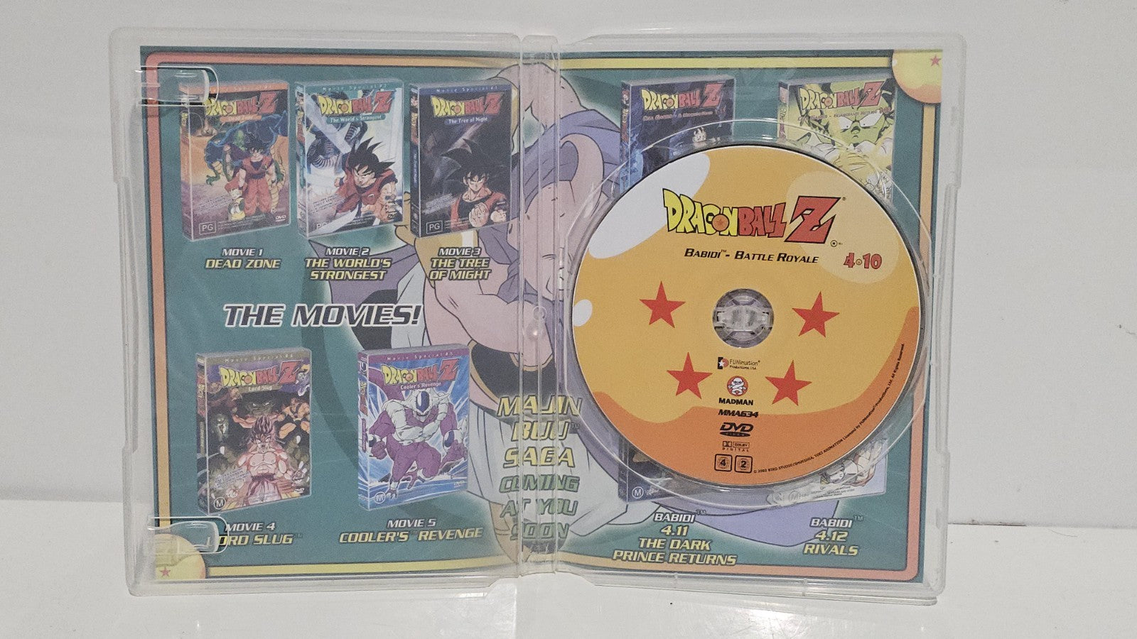 Dragon Ball Z: Vol 4: Part 10 (DVD, 2000) Retro Exchange Australia