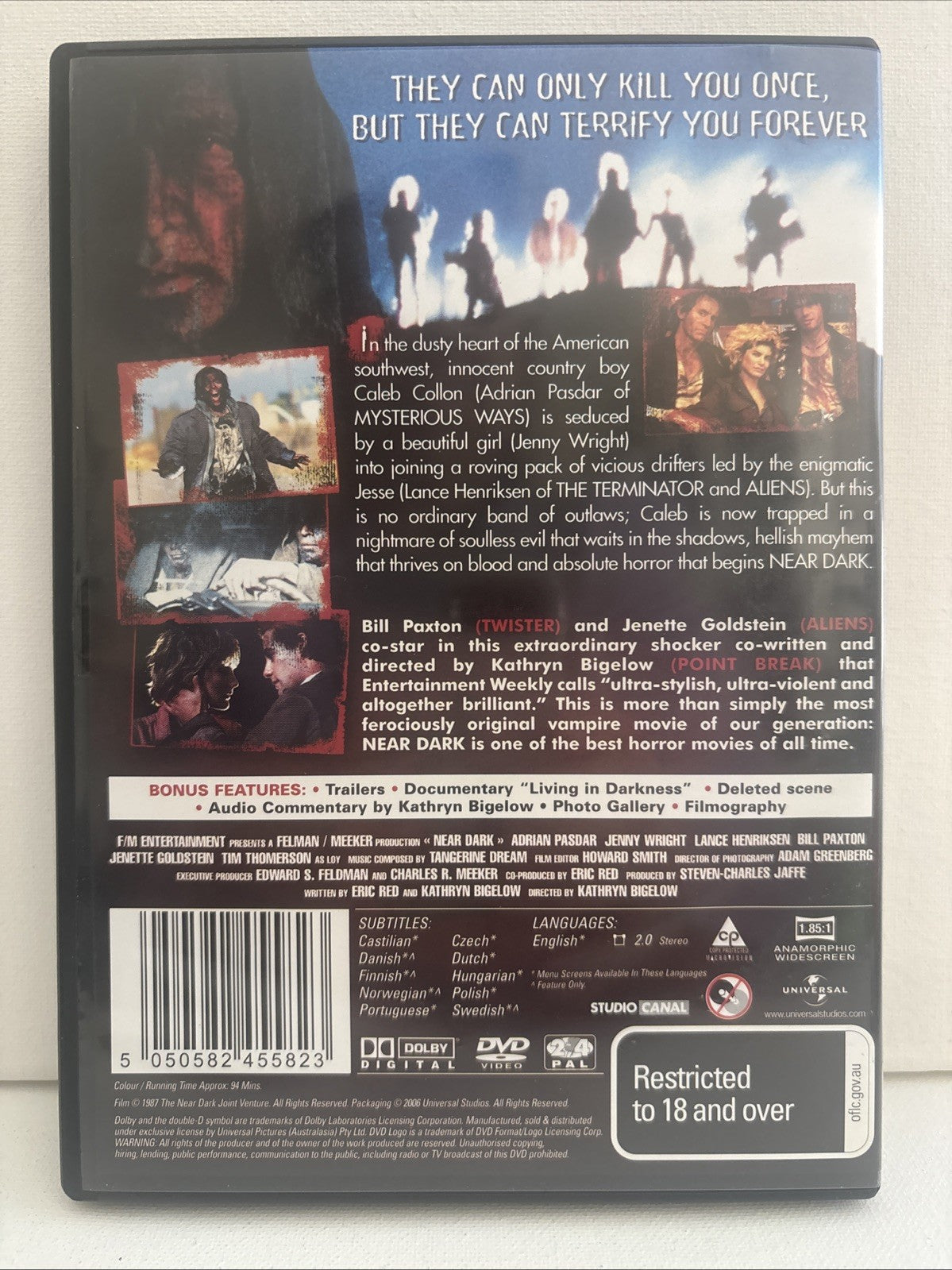 Near Dark (DVD, 1987) OOP Horror Region 2&4 DVD RetroExchange Australia
