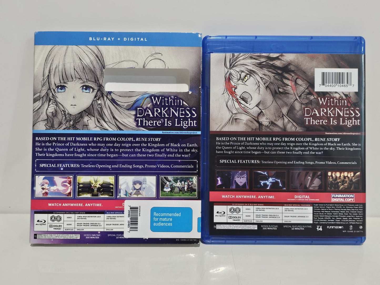 Shironeko Project Zero Chronicle The Complete Season Blu Ray Dvd Retro Exchange Australia