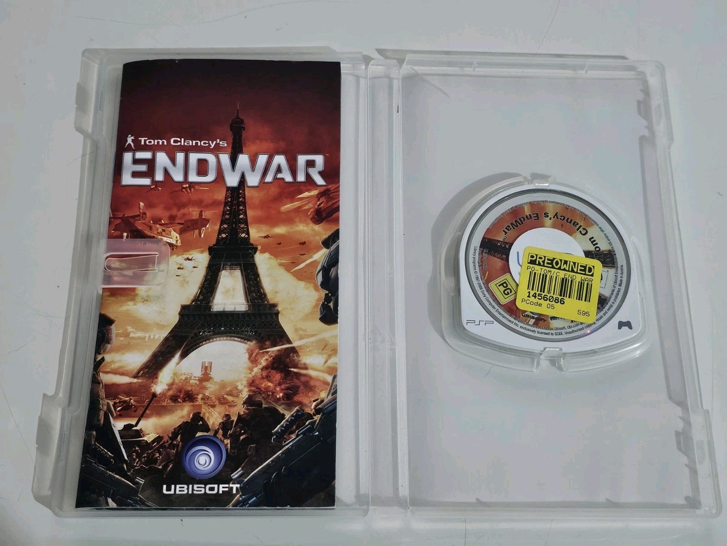Tom Clancy's EndWar (PSP, 2008) Sony Playstation Portable - VGC Game Retro Exchange Australia