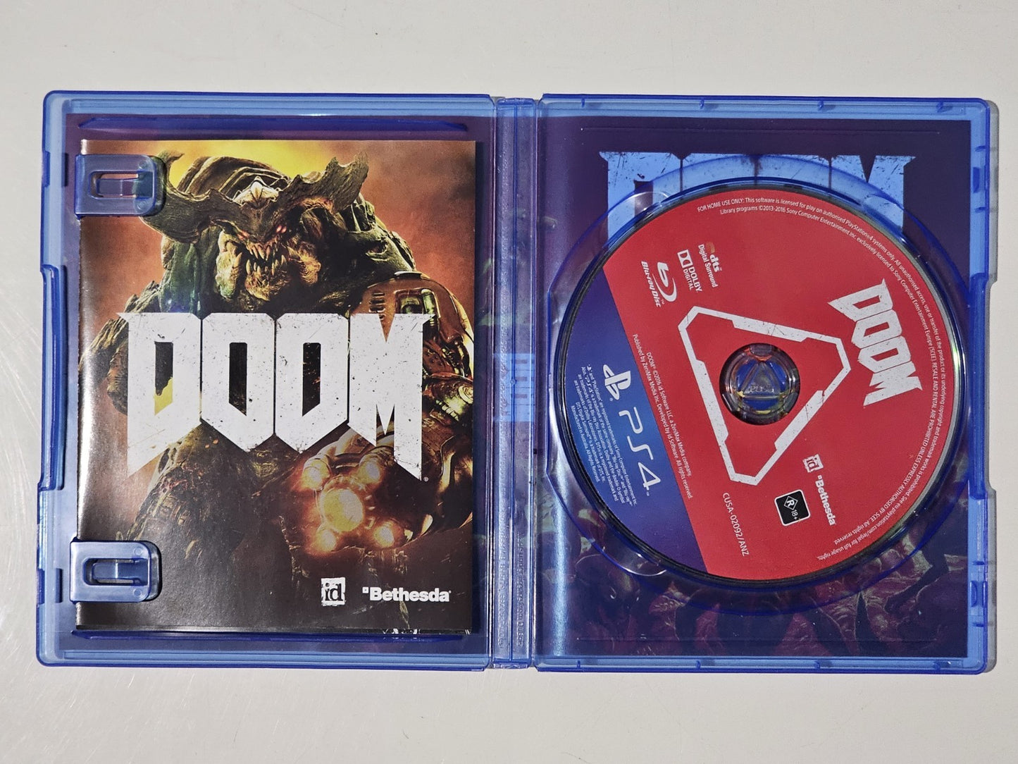 Sony PlayStation 4 Game - Doom PlayStation 4 PS4 Retro Exchange Australia