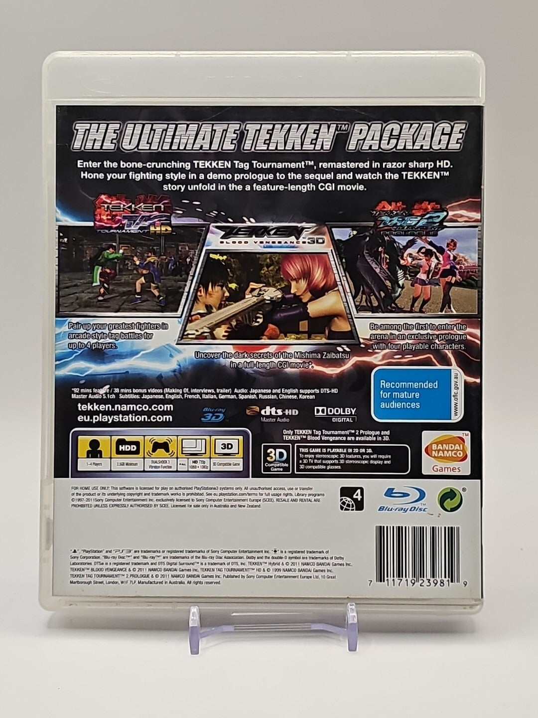 PS3 Tekken Hybrid (Sony PlayStation 3, 2011) PS3 PlayStation 3 PS3 Game Retro Exchange Australia