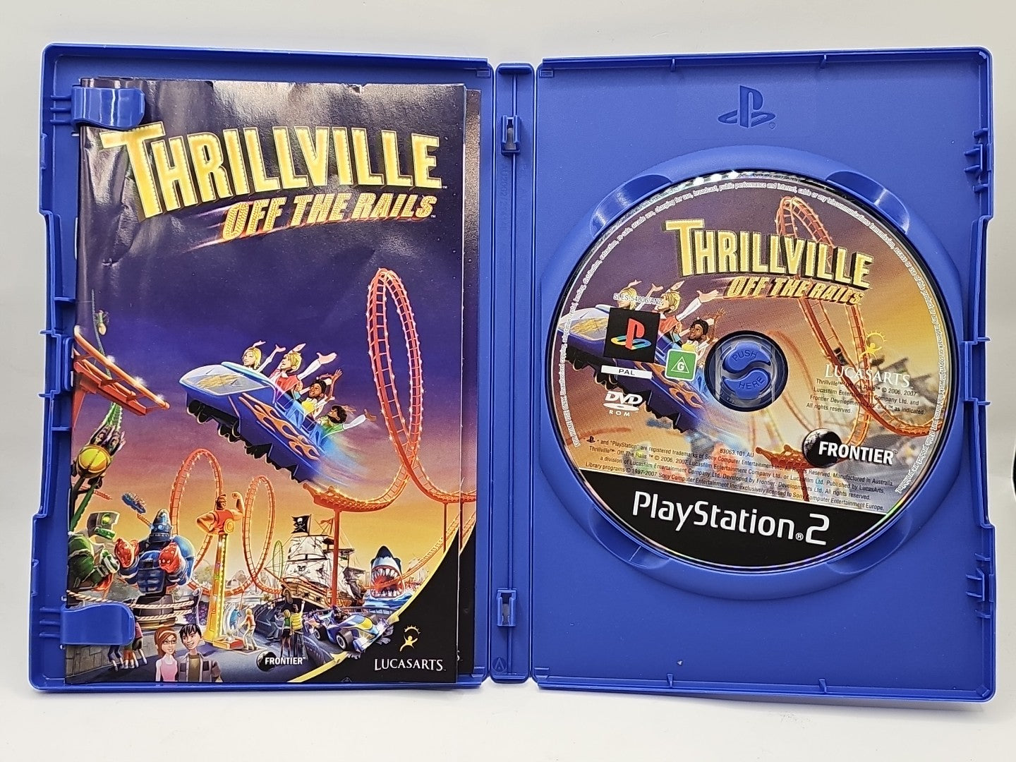 Thrillville: Off the Rails (Sony PlayStation 2, 2007) CIB PlayStation 2 PS2 Game Retro Exchange Australia