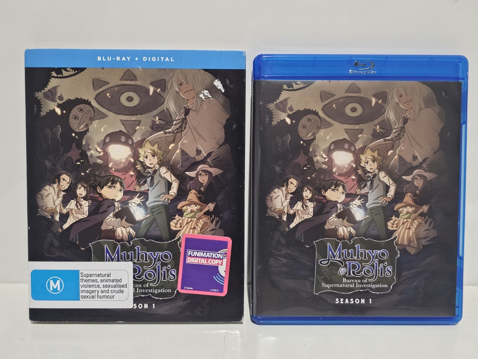 Muhyo & Roji's Bureau of Supernatural Investigation Season 1 & Season 2 Blu-Ray Dvd Box Set Retro Exchange Australia