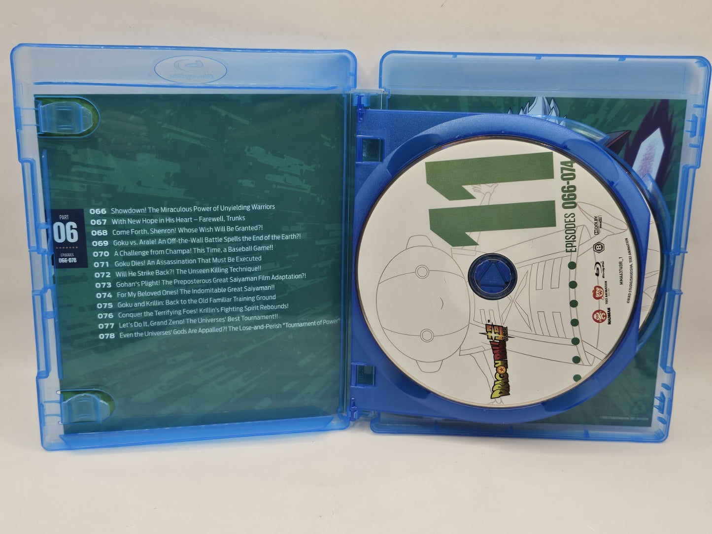 Dragon Ball Super: Part 6: Eps 66-78 (Blu-ray, 2017) Dvd Retro Exchange Australia