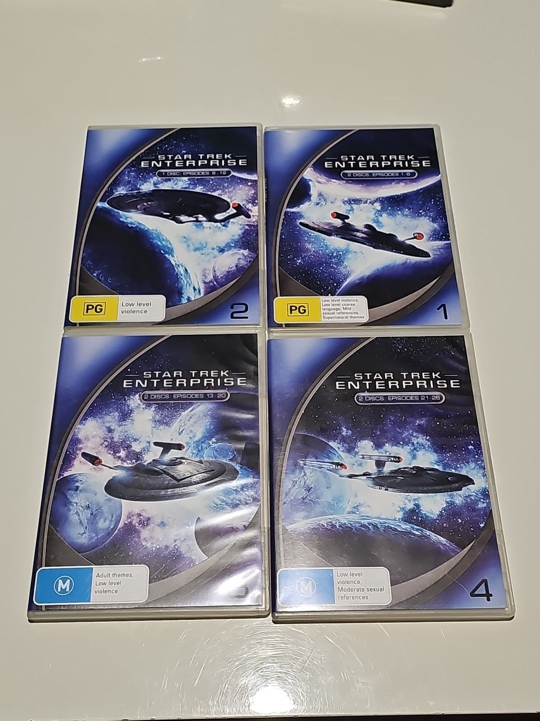 Star Trek Enterprise: Season 2 (DVD, 2002) Dvd Box Set Retro Exchange Australia