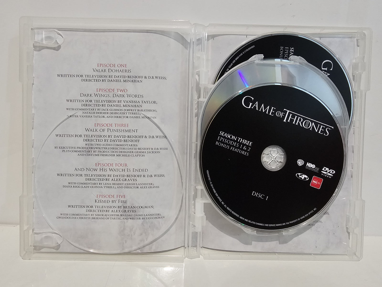 Game Of Thrones: Season 1-3 | (DVD, 2013) Reg 4 Dvd Box Set Retro Exchange Australia