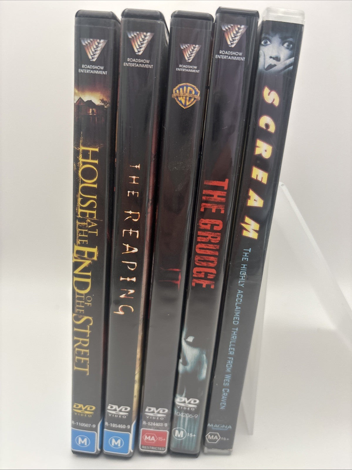 Horror DVD Bundle: Scream, The Grudge, It, The Reaping, House At End Of The St DVD RetroExchange Australia