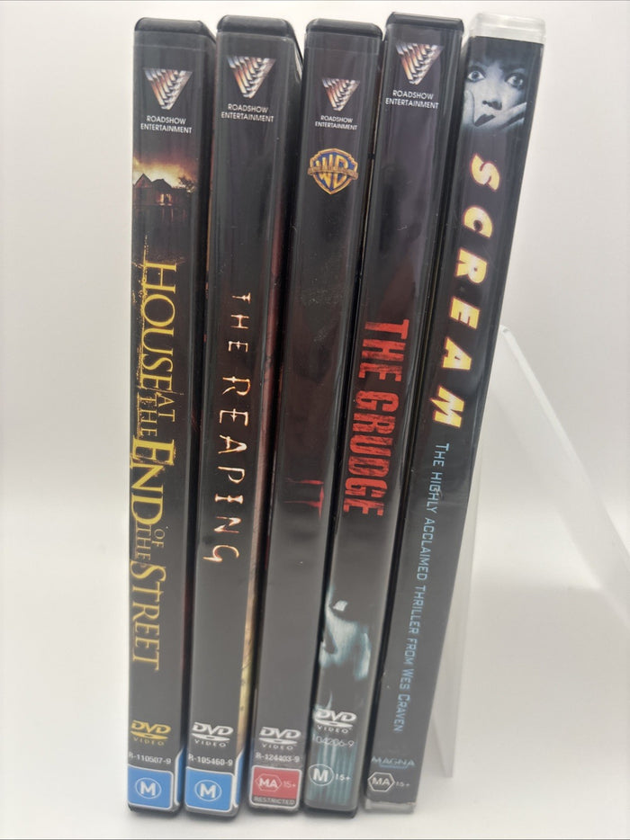 Horror DVD Bundle: Scream, The Grudge, It, The Reaping, House At End Of The St | Retro Exchange