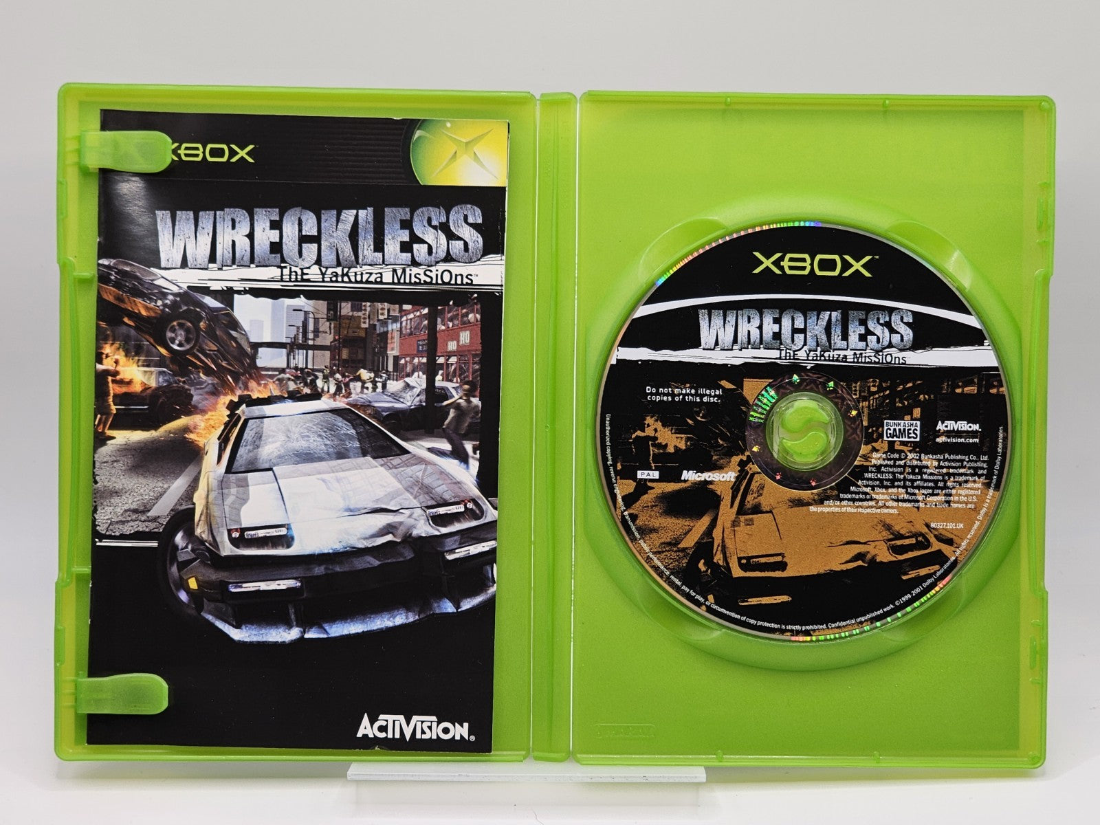 Wreckless: Yakuza Missions - Microsoft Xbox - Complete - PAL - Great Condition Xbox RetroExchange Australia