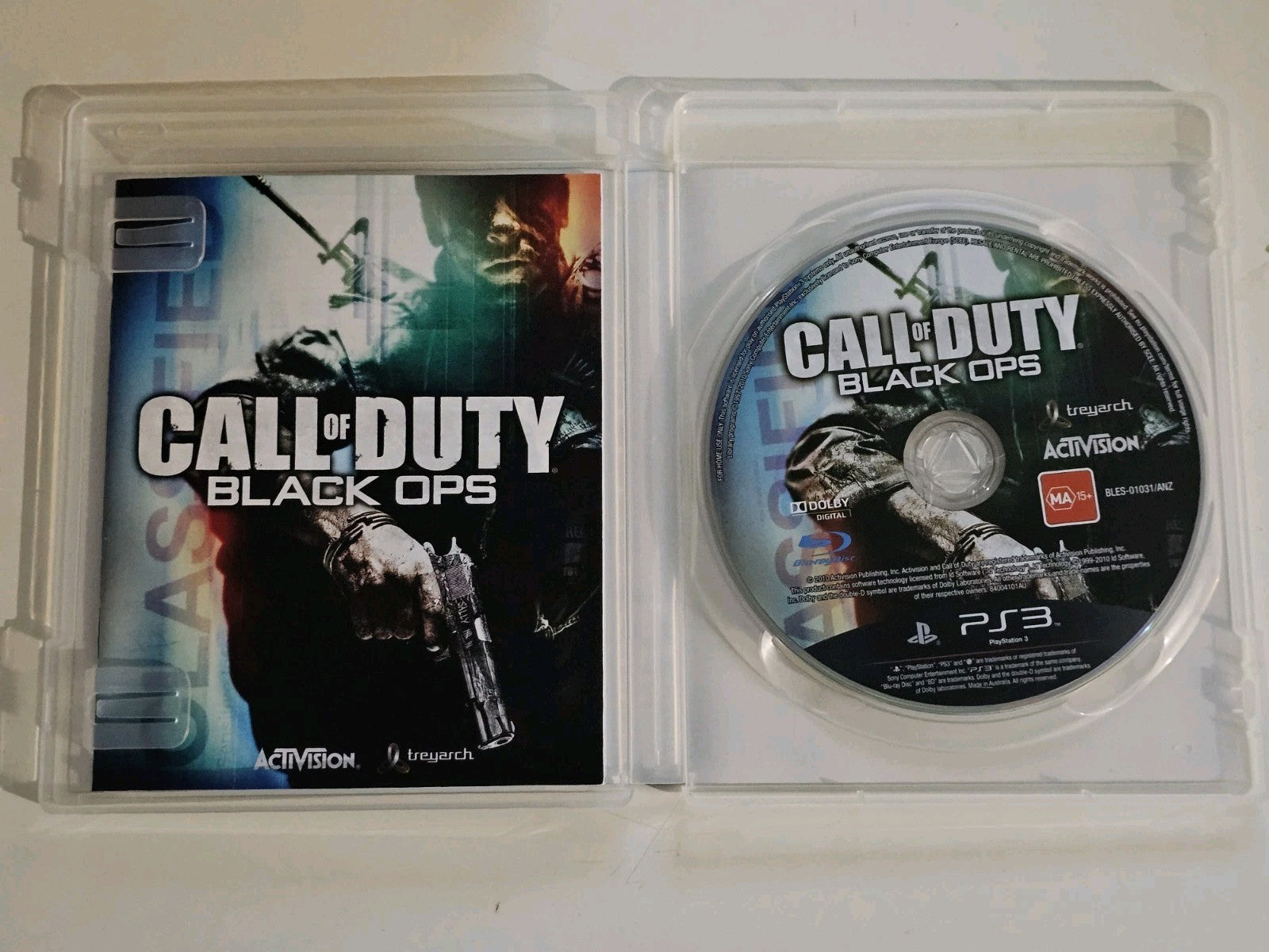 Call Of Duty Black Ops Playstation 3 PS3 - Complete With Manual Game Retro Exchange Australia