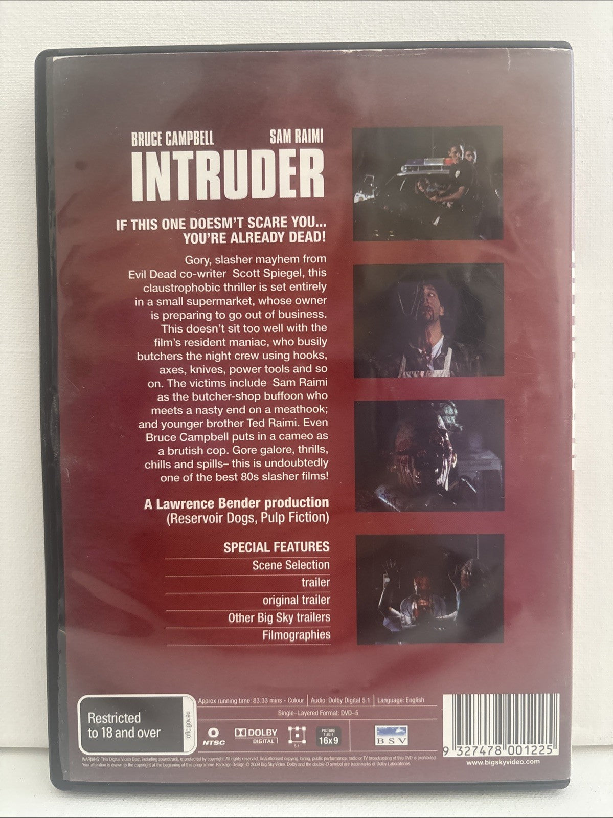 Intruder (Director's Cut Edition, DVD, 1989) Horror Region NTSC 0 DVD RetroExchange Australia
