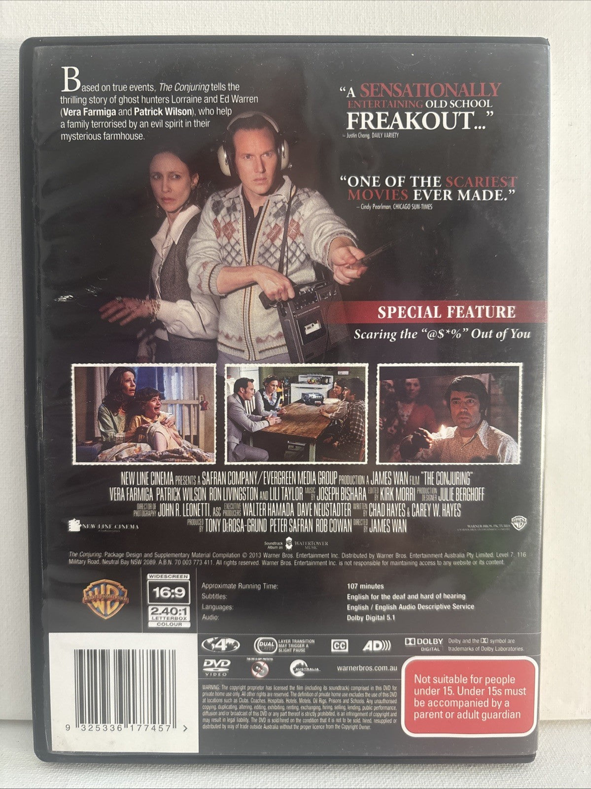 The Conjuring (DVD, 2013) Horror Region 4 DVD RetroExchange Australia