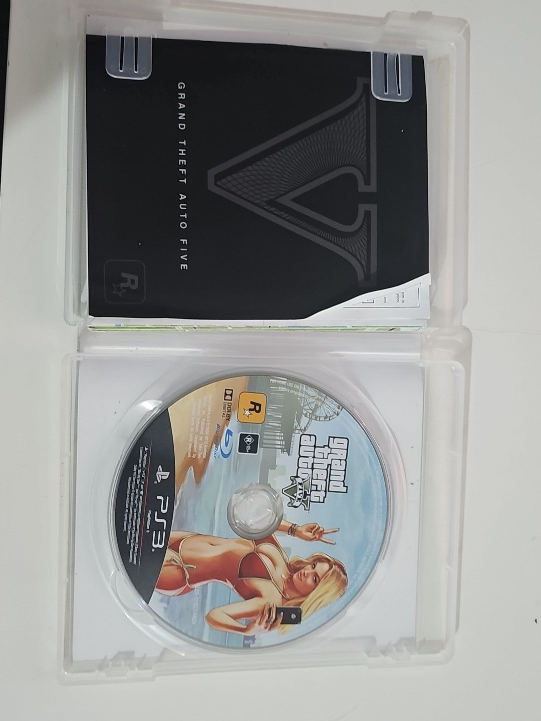 Grand Theft Auto V PlayStation 3 Game PS3 2013 Including Manual + Map - VGC PlayStation 3 PS3 Retro Exchange Australia