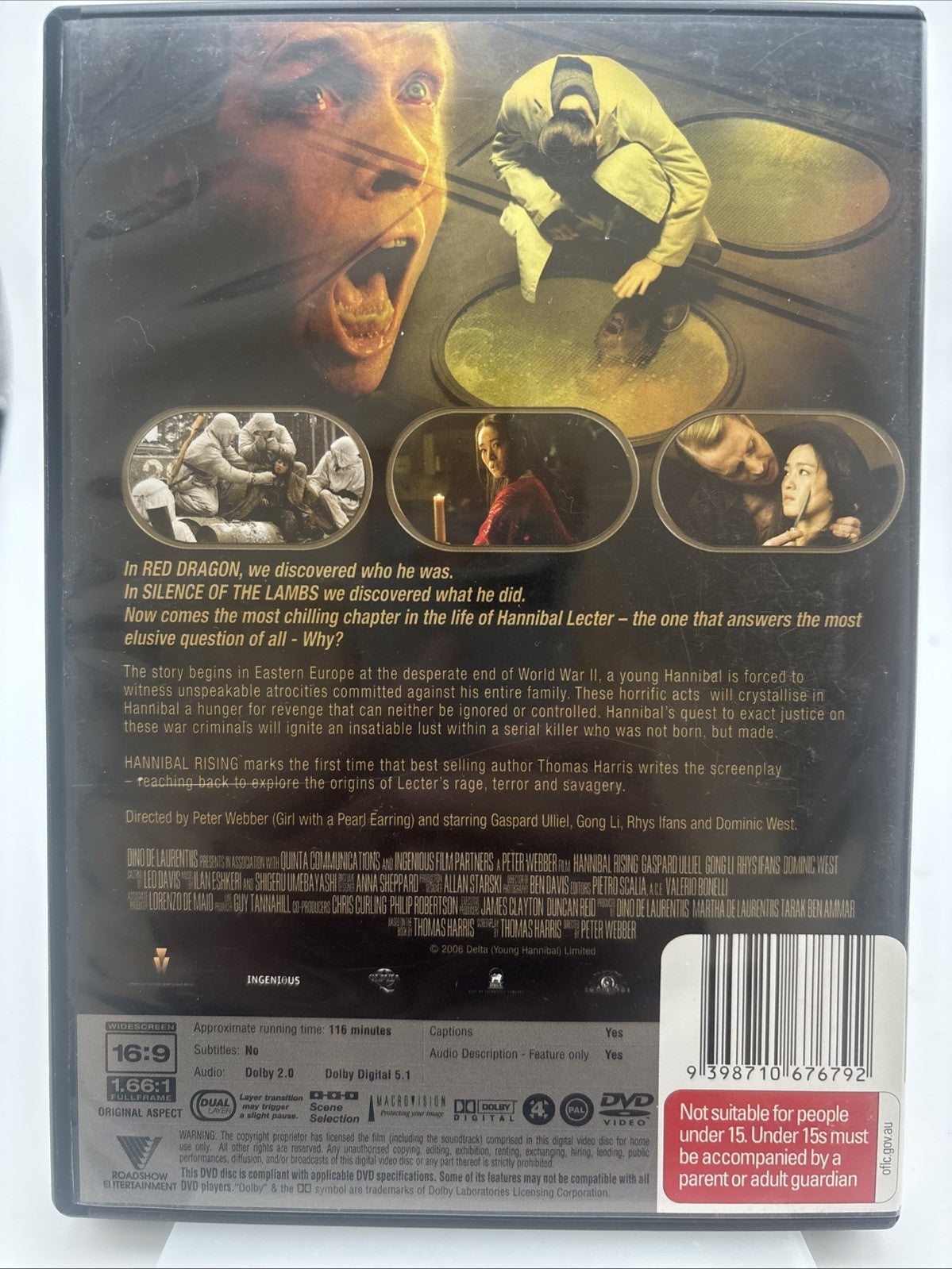 Hannibal Rising (DVD, 2007) Horror Region 4 DVD RetroExchange Australia