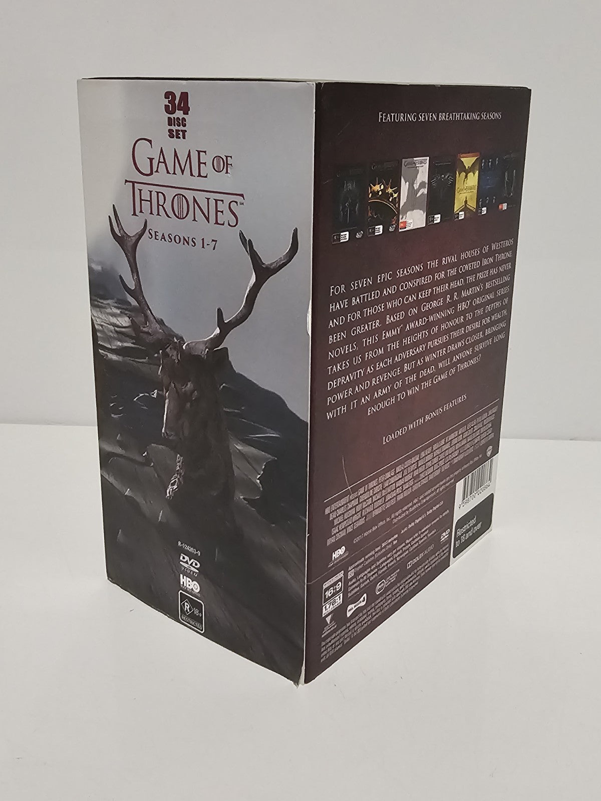 Game of Thrones: Season 1-7 (Box Set, DVD, 2017) Dvd Box Set Retro Exchange Australia