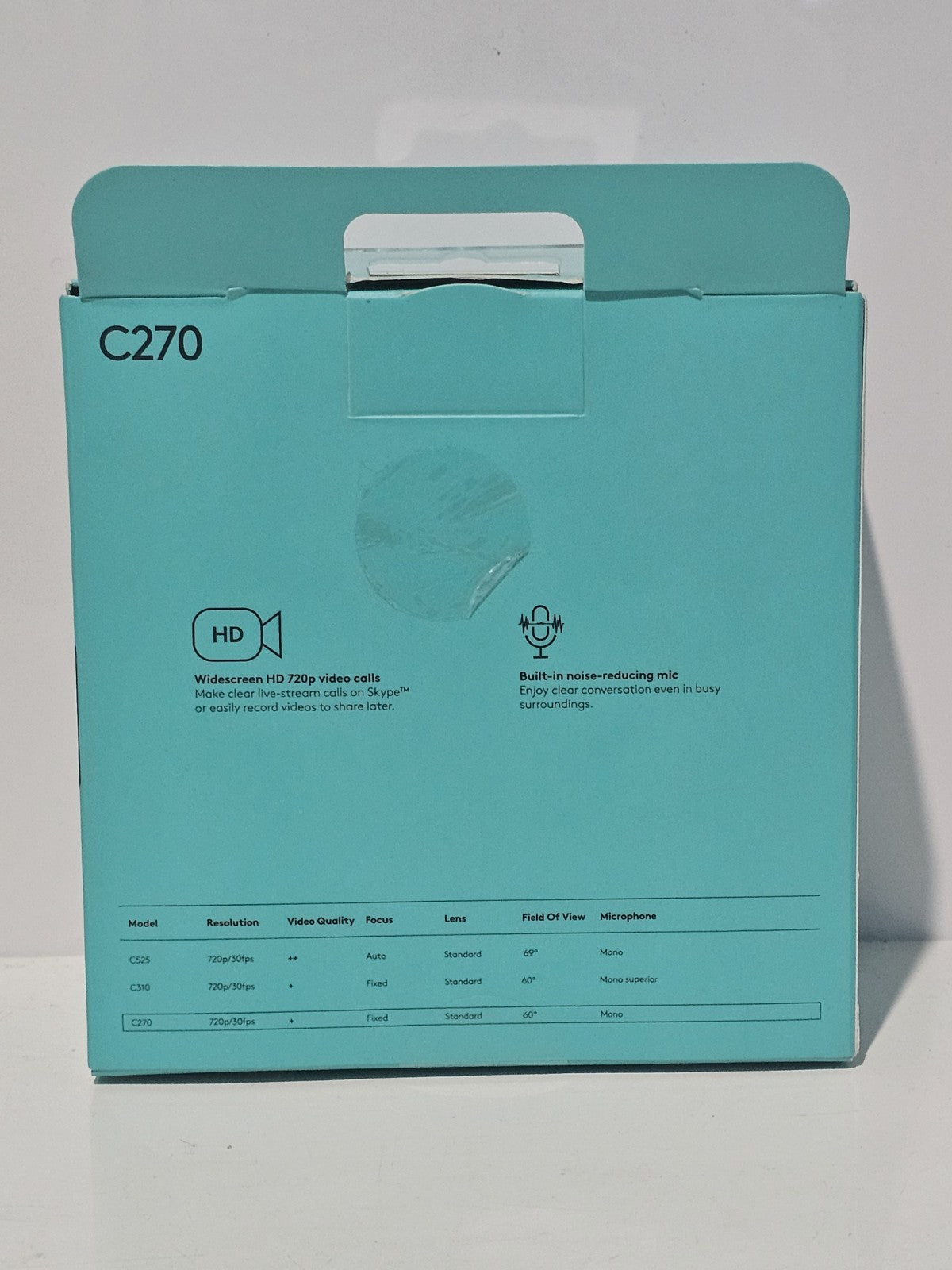 Logitech C270 Desktop or Laptop Webcam HD 720p Widescreen in Original Box Retro Exchange Australia
