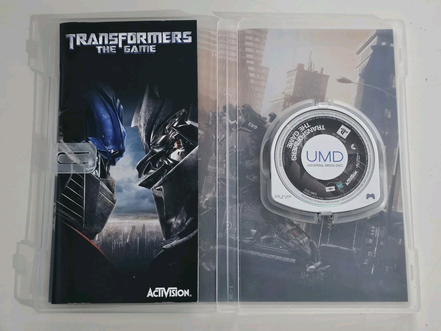 Transformers The Game (Sony PSP, 2007) Complete with Manual – Tested Working VGC PlayStation Retro Exchange Australia