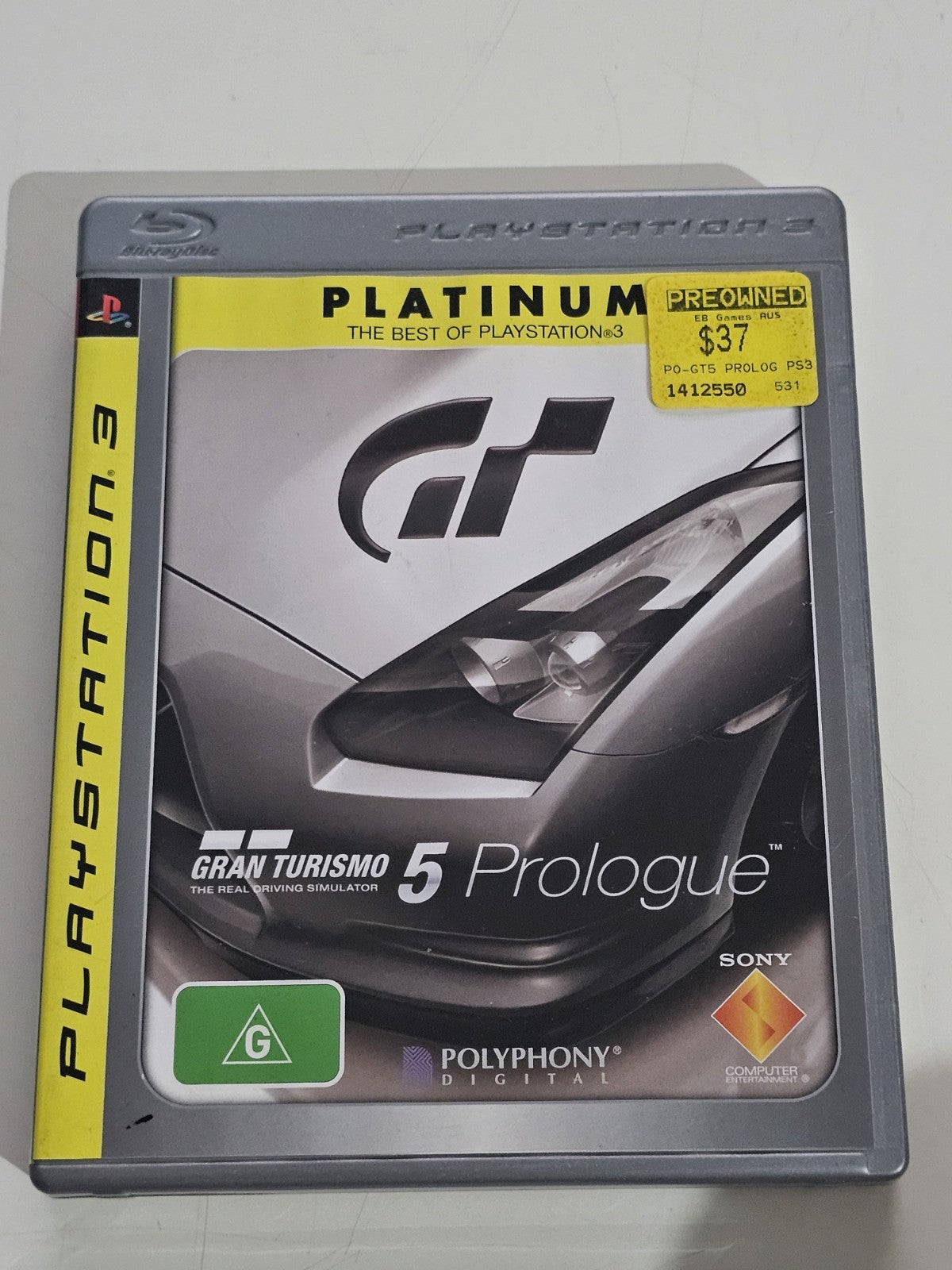Gran Turismo 5 Prologue Sony PS3 Platinum Playstation 3 PlayStation 3 PS3 Game Retro Exchange Australia