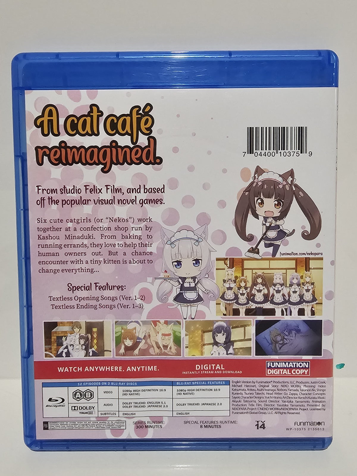 Nekopara Complete Anime Series Blu-ray | 2 Disc Set Region A + B Dvd Retro Exchange Australia