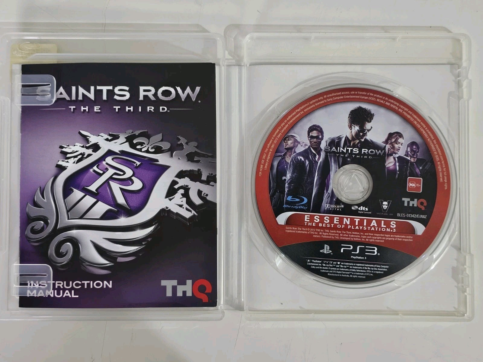 PS3 Sony Playstation - Saints Row: The Third - With Manual - Au PlayStation 3 PS3 Game Retro Exchange Australia