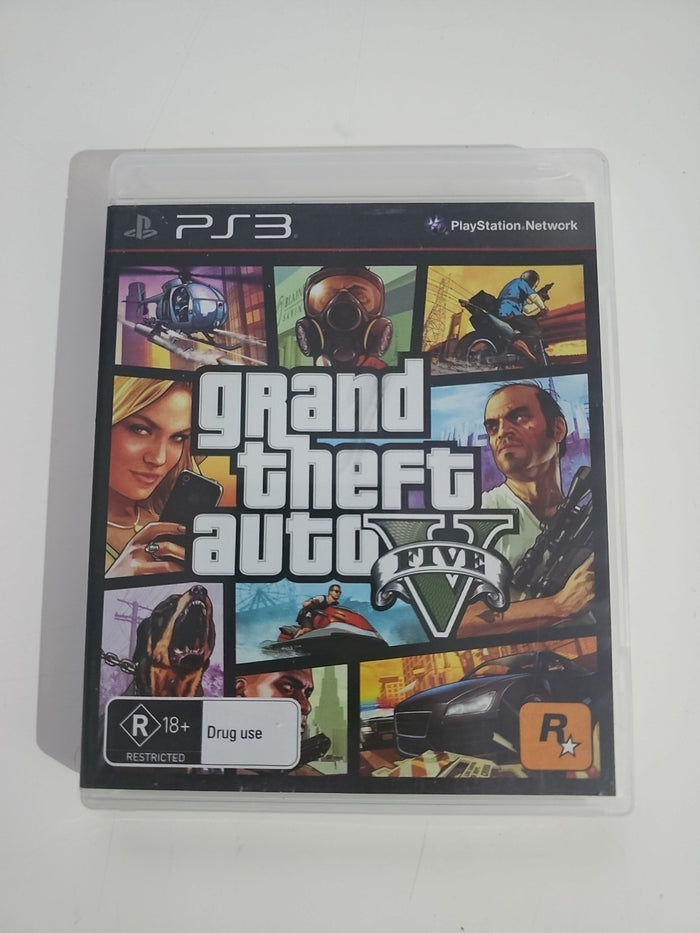 Grand Theft Auto V PlayStation 3 Game PS3 2013 Including Manual + Map - VGC | Retro Exchange