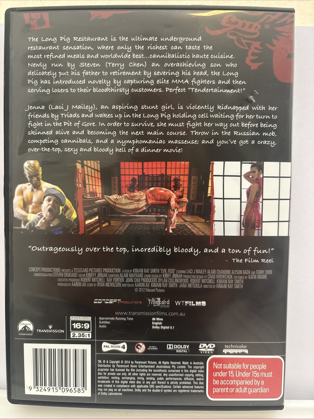 Evil Feed DVD Horror Retro Exchange Australia