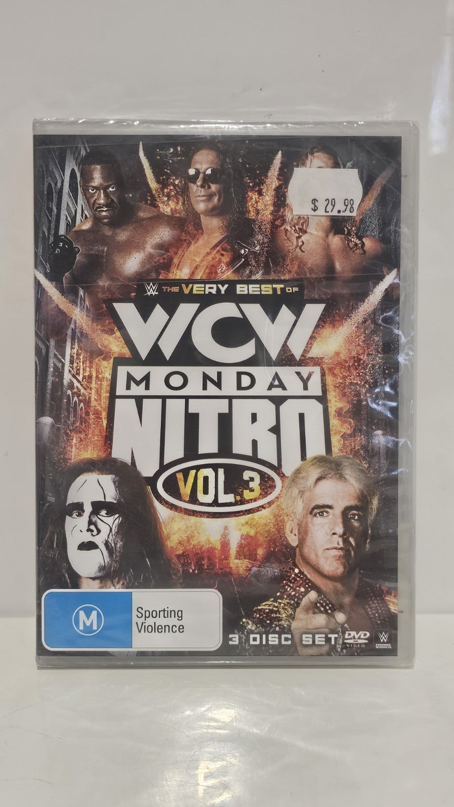 WWE Very Best of WCW Monday Nitro Vol 3 DVD 3 Disc Set New Sealed - Region 4 Retro Exchange Australia