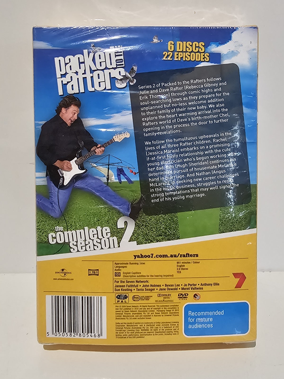 Packed To The Rafters Complete Season 2 DVD + BBQ Apron Gift Set New Region 2/4 Retro Exchange Australia
