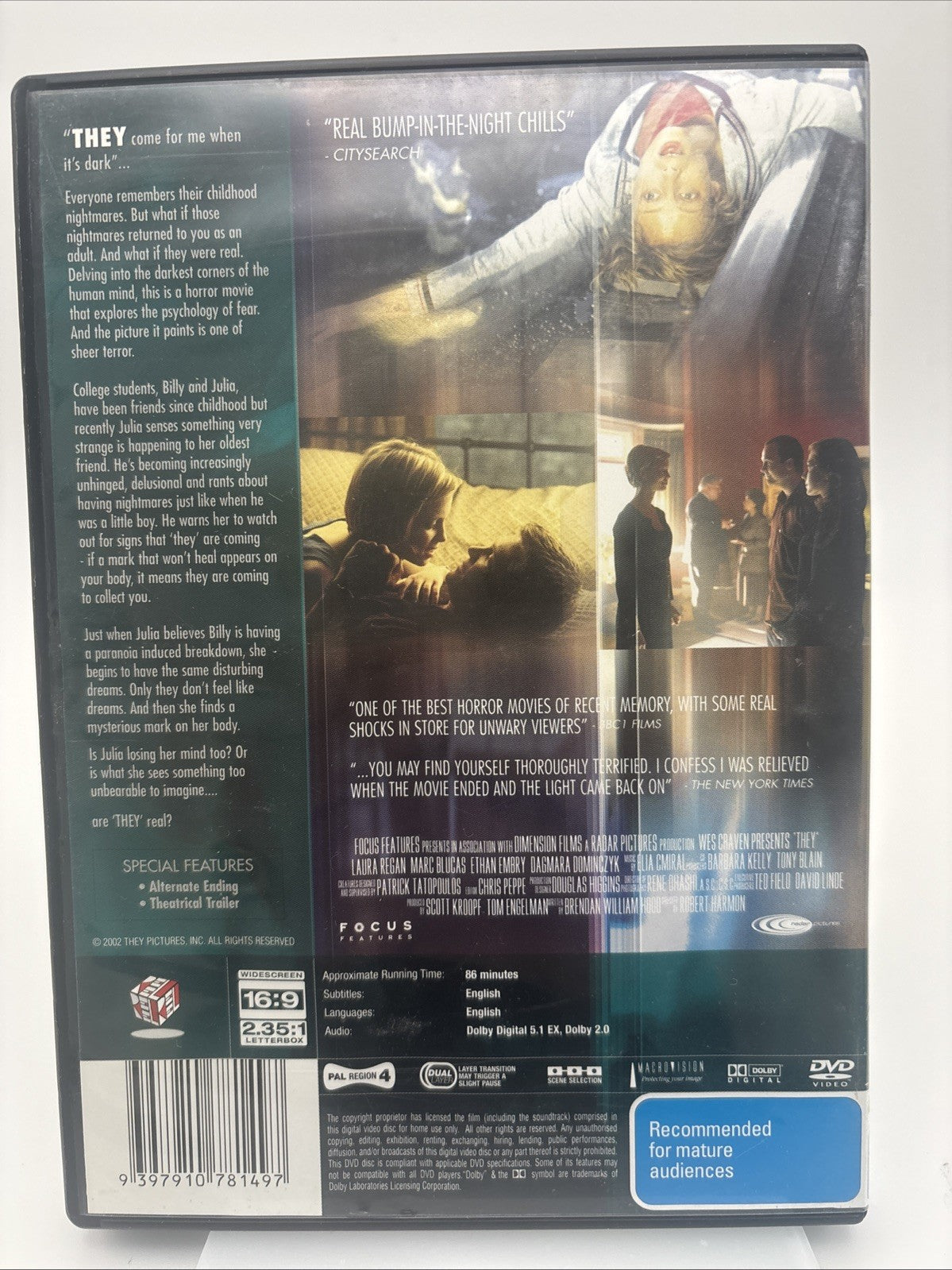 They (DVD, 2002) Horror Region 4 DVD RetroExchange Australia