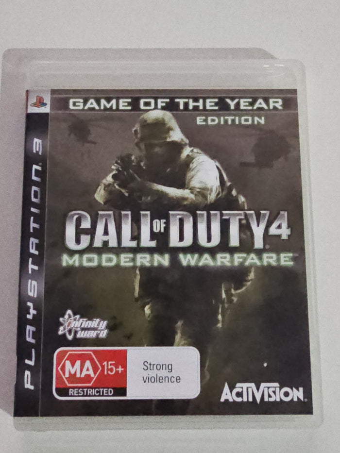 Call of Duty 4 Modern Warfare - Game of the Year Edition - COD PS3 Playstaion 3 | Retro Exchange