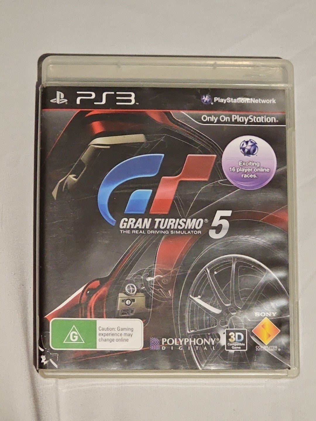 Sony PlayStation 3 Game - Gran Turismo 5 PlayStation 3 PS3 Retro Exchange Australia