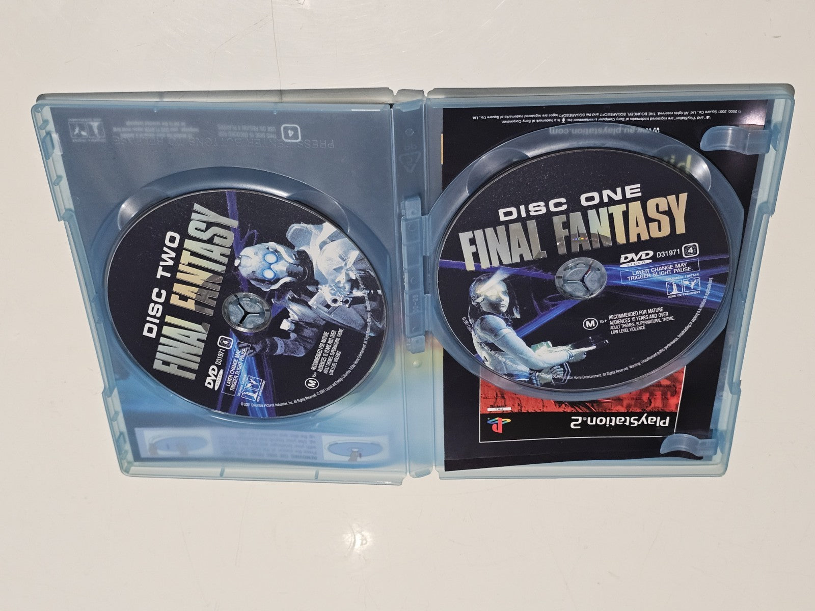 Final Fantasy Spirits Within - 2 Disc Collectors Edition Pal R4 Dvd Box Set Retro Exchange Australia