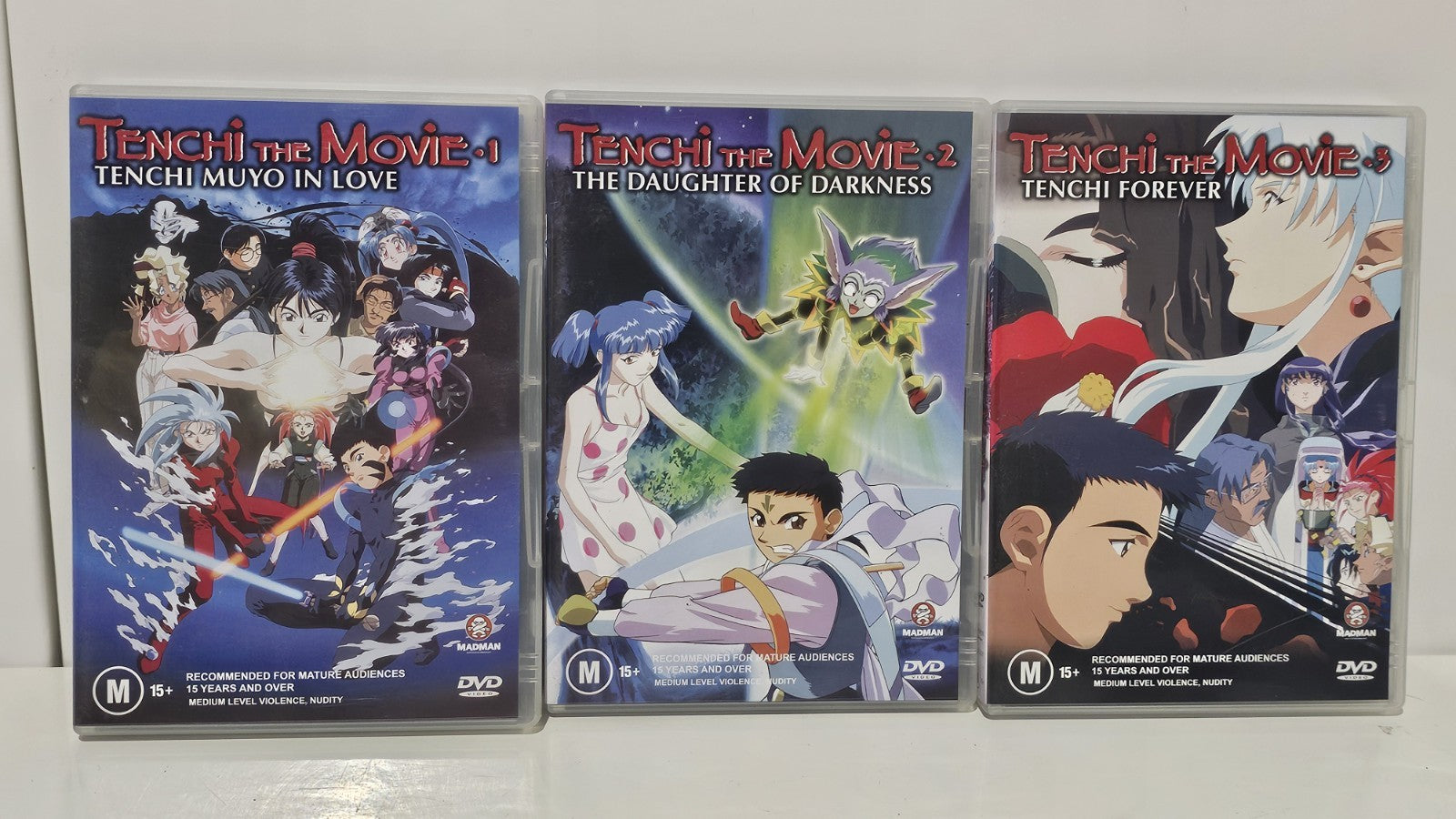 Tenchi Muyo! Movie Collection DVD Box Set 1996 Region 4 Retro Exchange Australia
