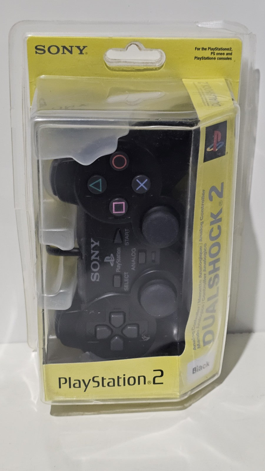 New Sony PlayStation 2 Dual Shock 2, Black, Factory Sealed. PlayStation 2 PS2 Accessory Retro Exchange Australia