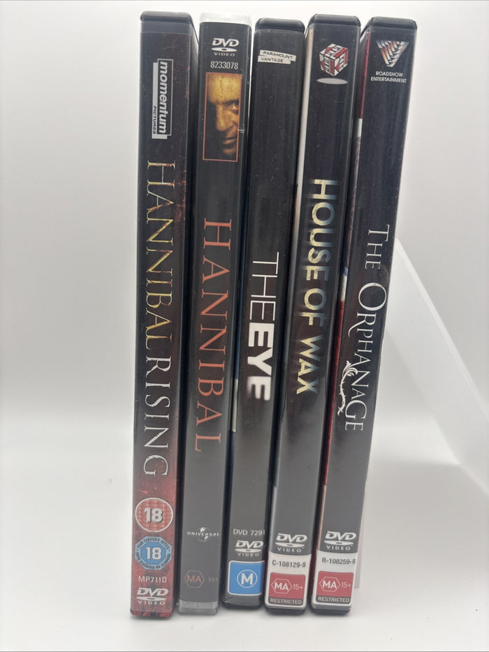 Horror DVD Bundle:The Orphanage,House If Was, The Eye, Hannibal, Hannibal Rising | Retro Exchange