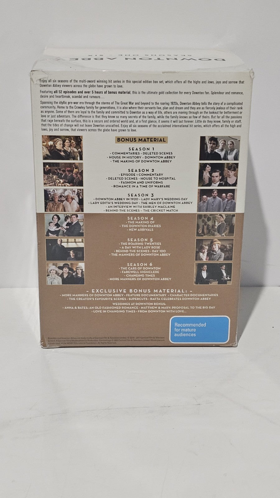 Downton Abbey: Season 1-6 | Gold Boxset (Box Set, DVD, 2017) Retro Exchange Australia