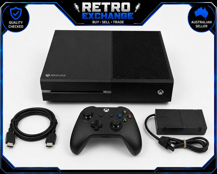 Xbox One Console Bundle – 1 Controller + Required Cables | Tested Working | Retro Exchange