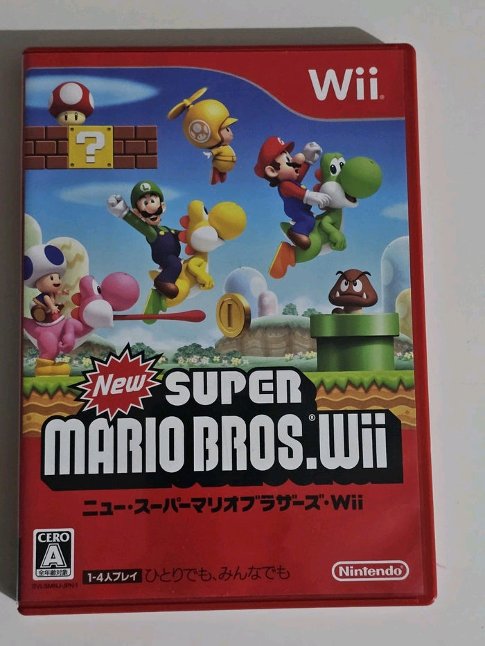 Like New New Super Mario Bros. Wii (Nintendo Wii, 2009) CIB Japan Import | Retro Exchange