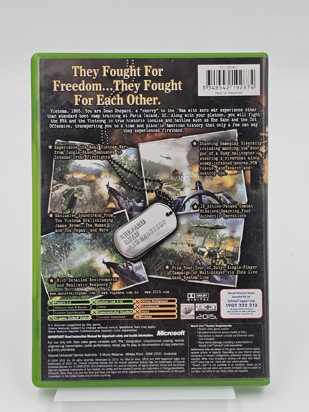 Men of Valor | Xbox Original | Pal Xbox RetroExchange Australia