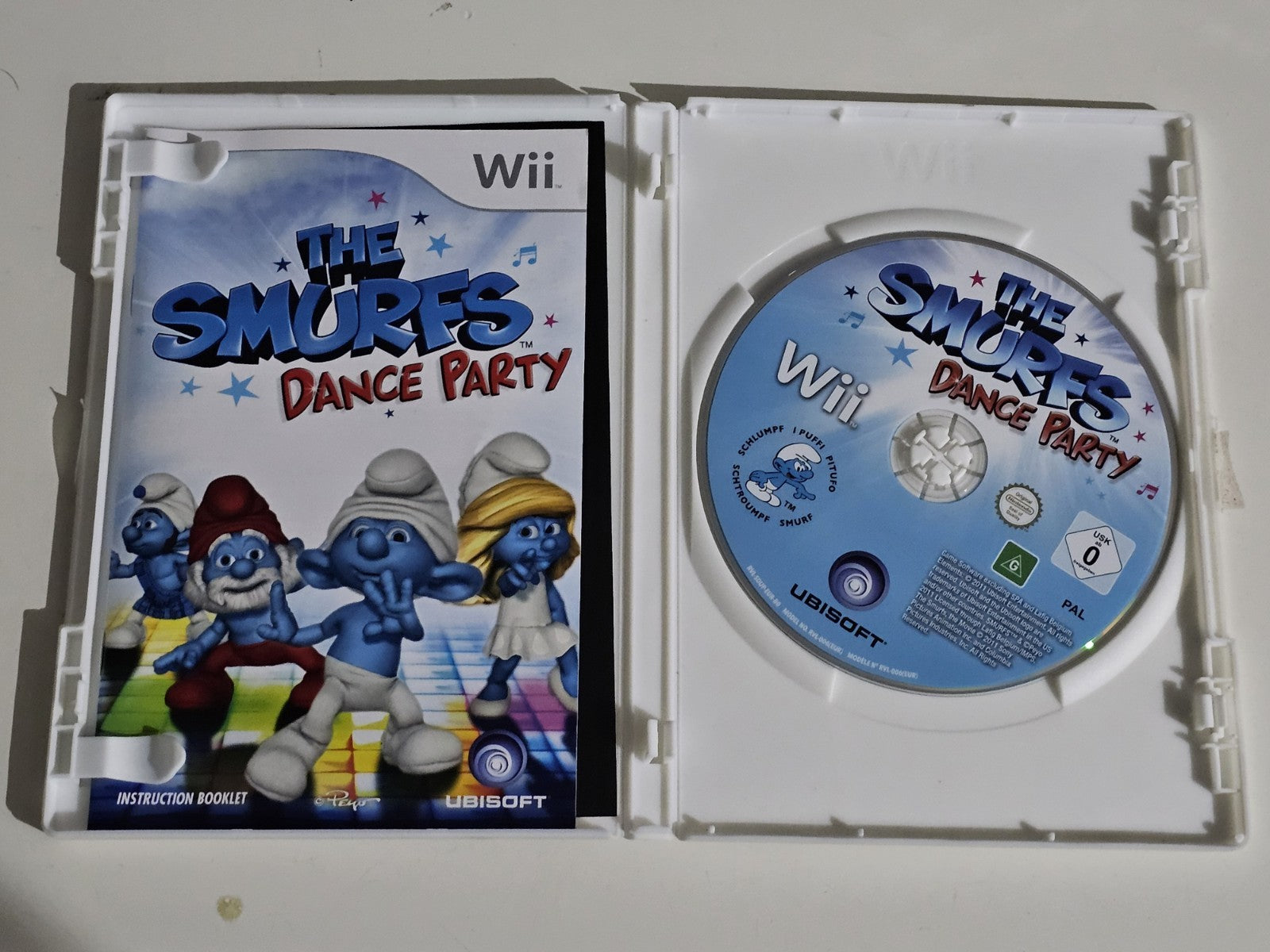 The Smurfs Dance Party - Nintendo Wii PAL Complete Good Condition Game Retro Exchange Australia