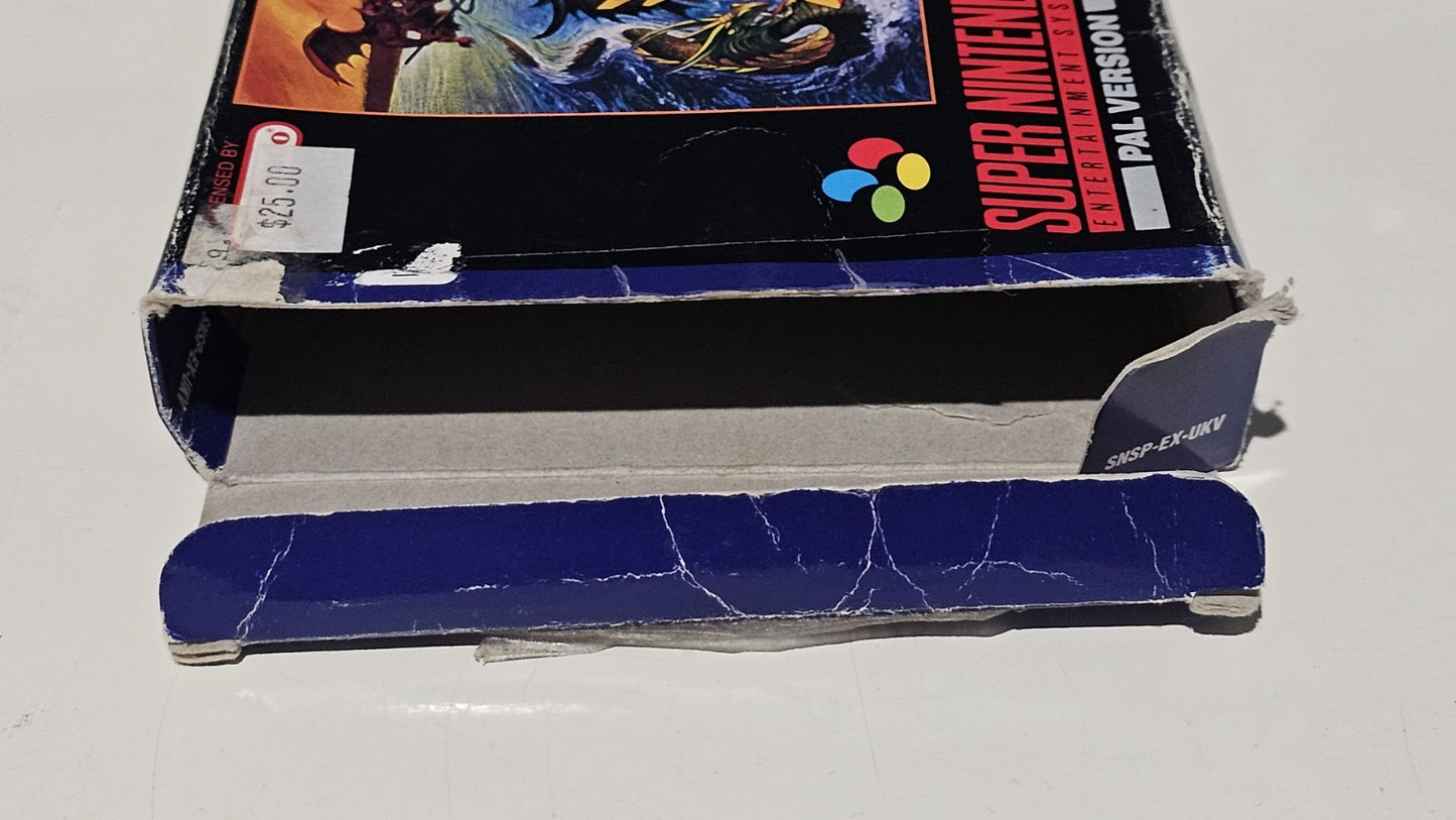 Equinox SNES PAL Complete In Box CIB Original Tray Super Nintendo Tested Working Game Retro Exchange Australia