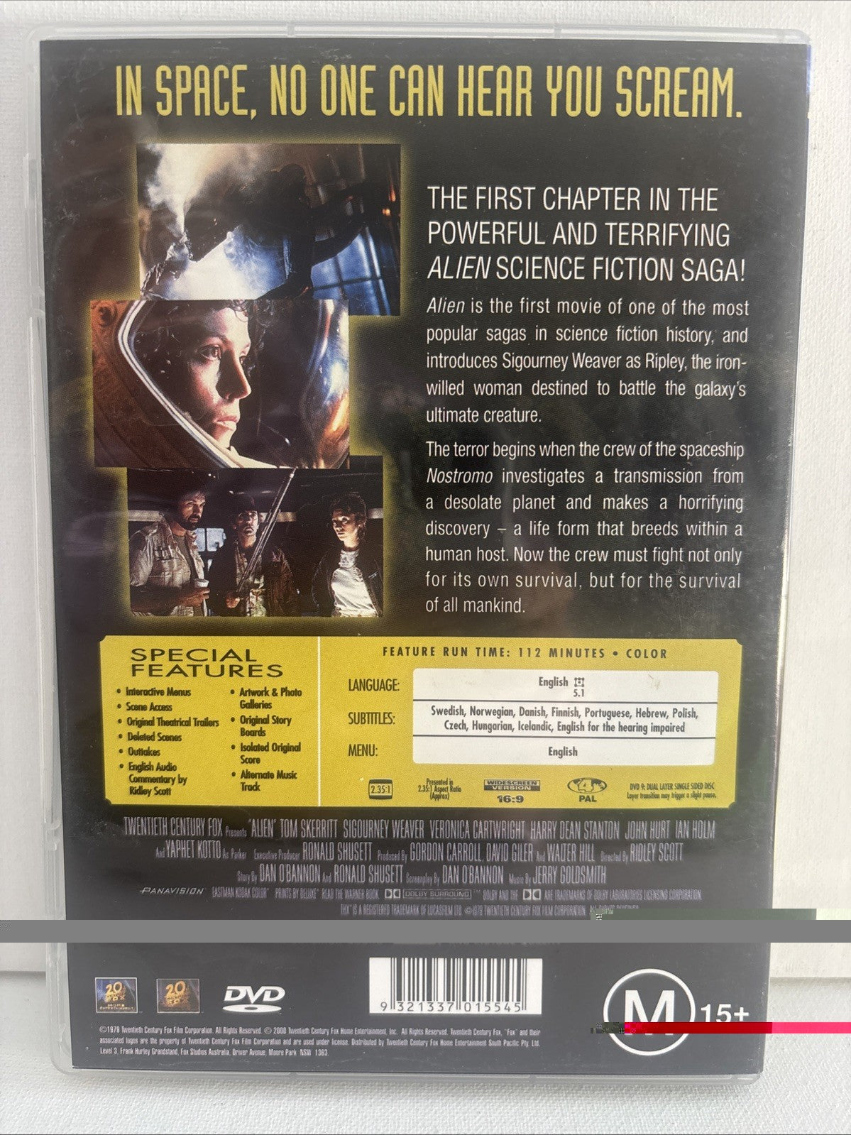 Alien (20th Anniversary Edition, DVD, 1979) Horror Region 4 DVD RetroExchange Australia