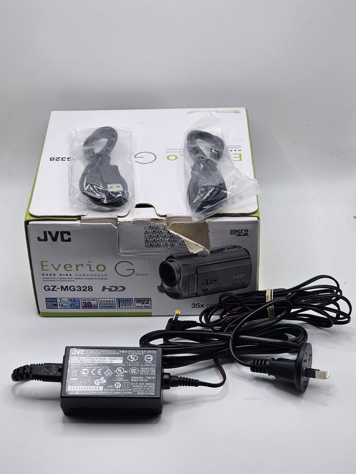JVC Everio G Series GZ-MG328 Box Charger And Usb Cables Only (No Camera) | Retro Exchange