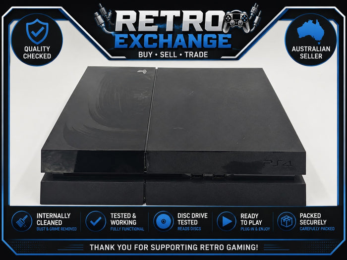Official Playstation 4 PS4 500GB Console Only | Working | w 60day WARRANTY PlayStation RetroExchange Australia