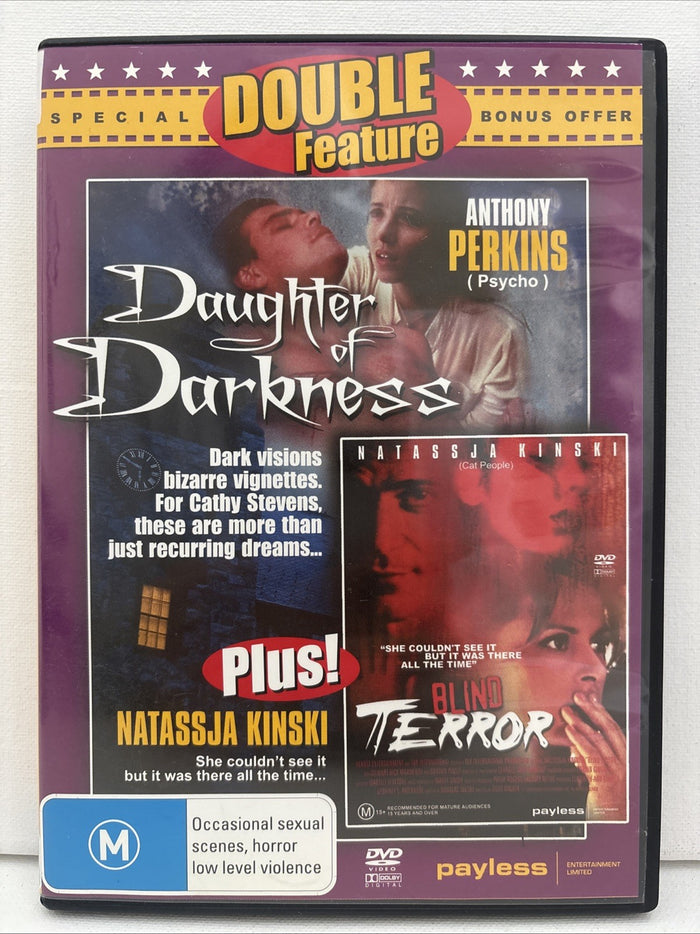Daughter Of Darkness + Blind Terror (DVD) Horror All Regions | Retro Exchange