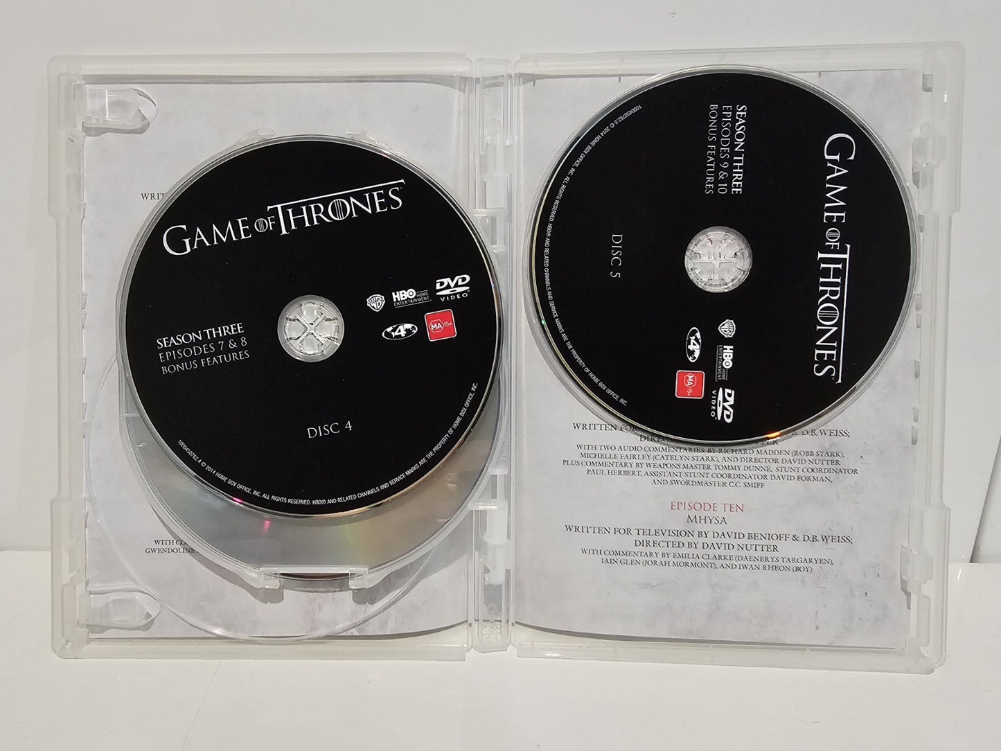Game Of Thrones: Season 1-3 | (DVD, 2013) Reg 4 Dvd Box Set Retro Exchange Australia