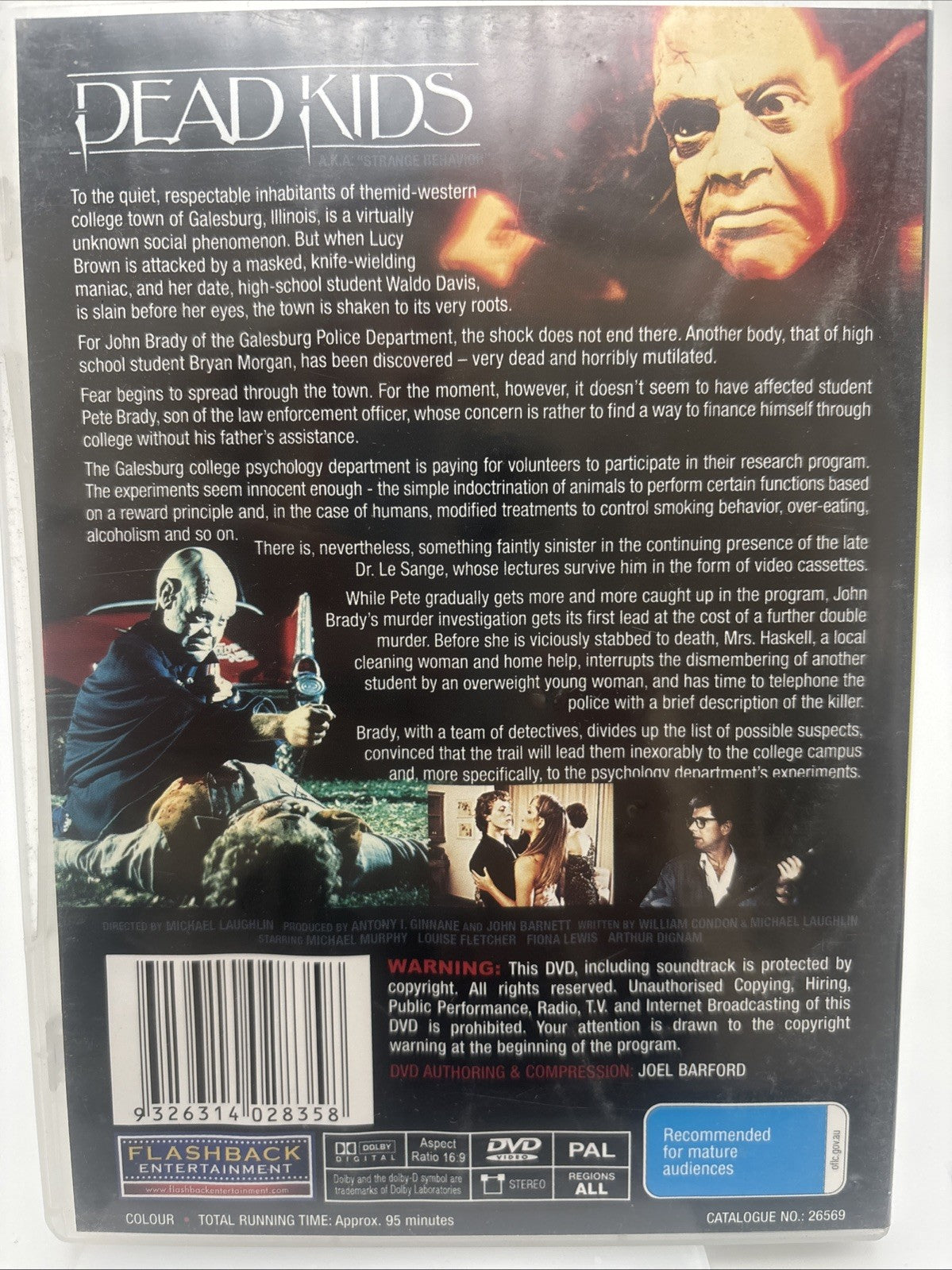 Dead Kids DVD Horror All Regions Nintendo DVD RetroExchange Australia